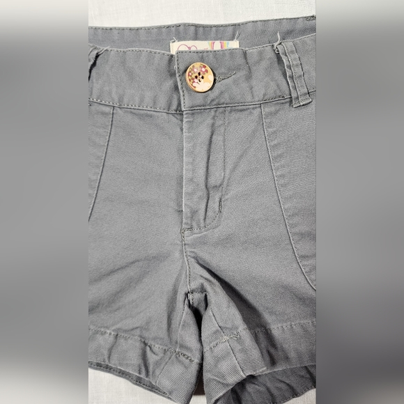 ♥️ OP JUNIORS MID RISE TWILL SHORTS SIZE 5 - GREY ♥️ - Picture 3 of 13